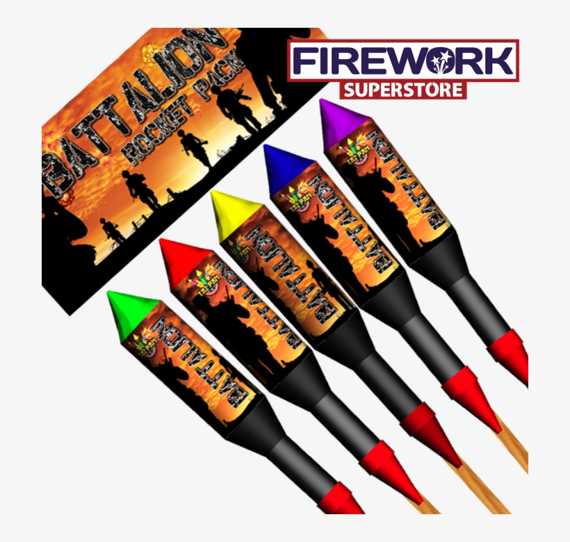 Skip To The Beginning Of The Images Gallery - Battalion Firework Rocket Pack, transparent png #8921750
