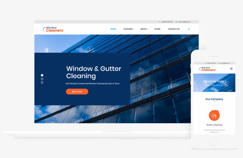 Window Cleaning, Air Conditioning And Heating Services - Web Page, transparent png #8922064