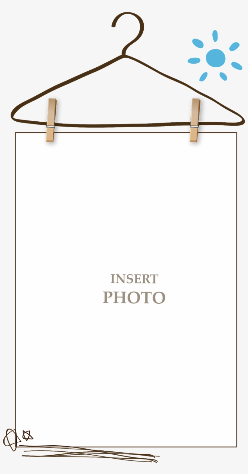 Photo Frame Png Hd - Clothes Hanger, transparent png #8922090