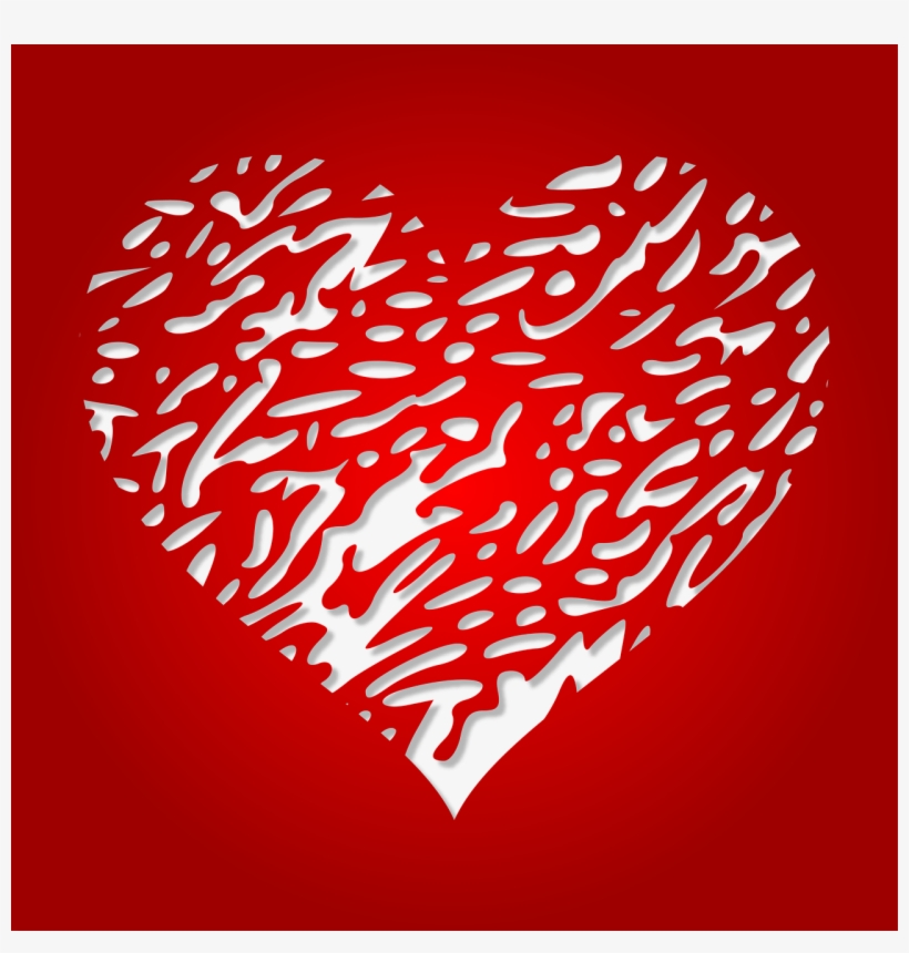 Wedding, Heart, Design, Love, Red, Postcard - Coração Design, transparent png #8922282