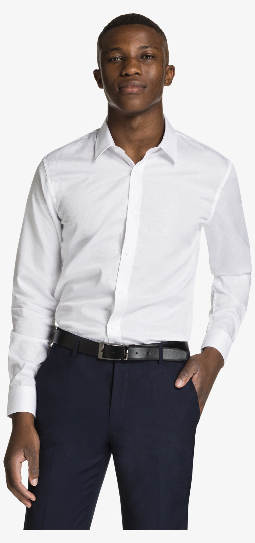 White Chapel Dress Shirt - Formal Wear, transparent png #8922622