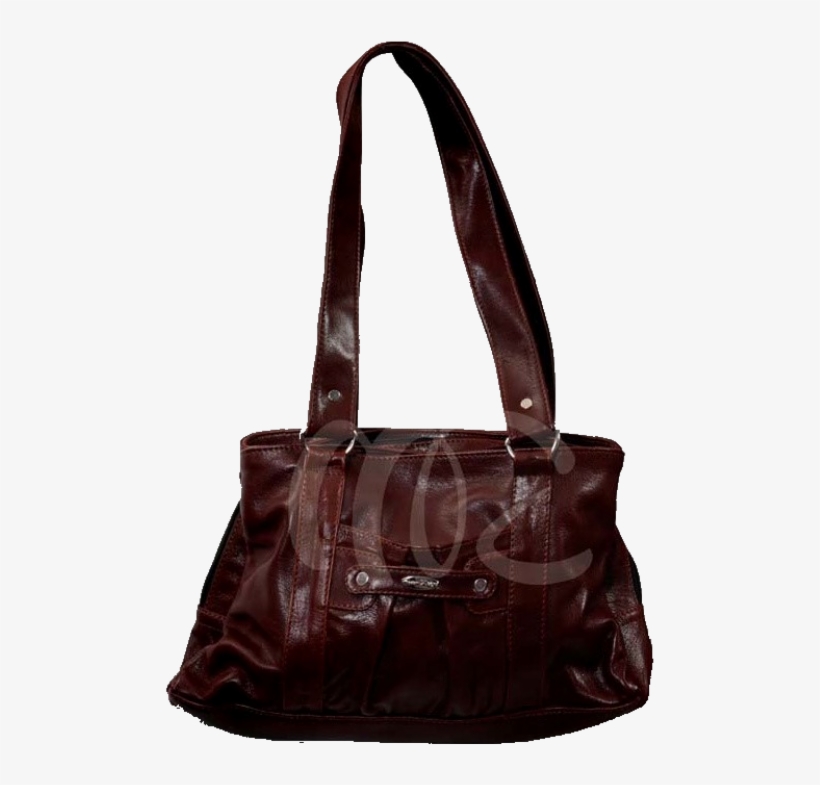 Burgundy Ladies Bag - Tote Bag, transparent png #8922818