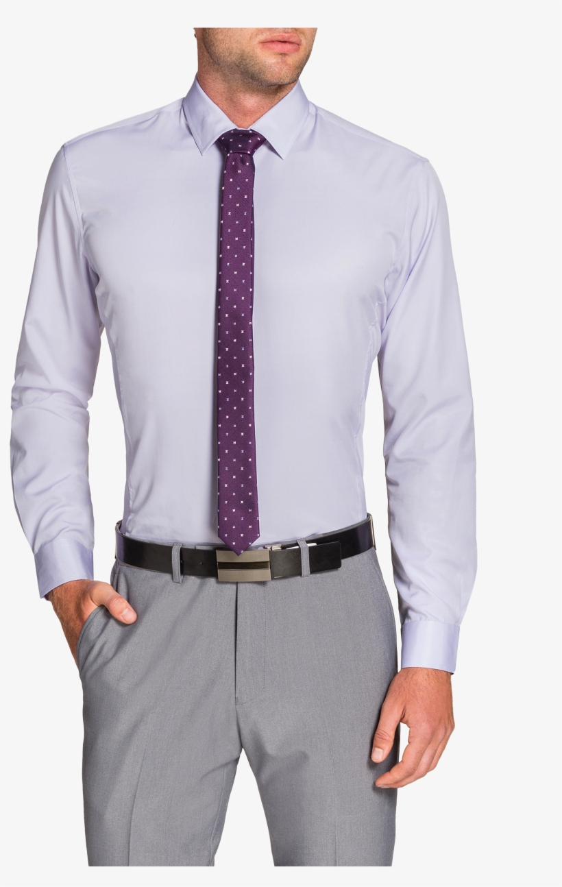 Lilac Jasper Dress Shirt - Formal Wear, transparent png #8922968