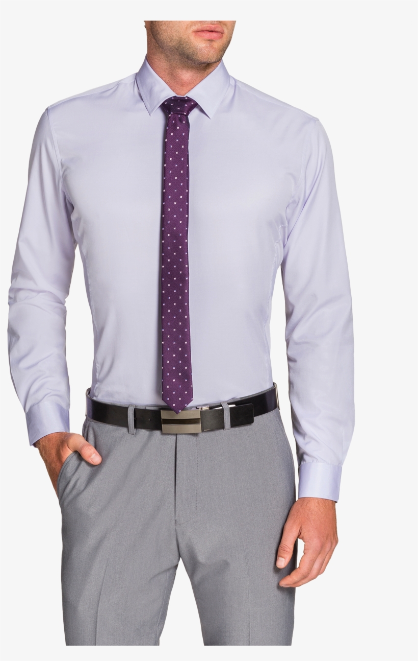 Lilac Jasper Dress Shirt - Formal Wear, transparent png #8922968