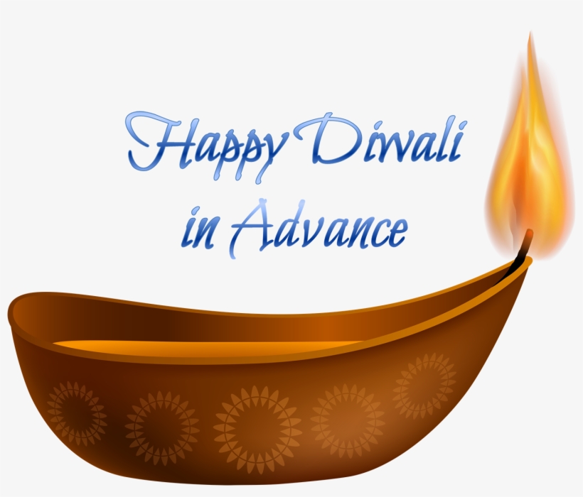 Happy Diwali In Advance Transparent Image - Calligraphy, transparent png #8923003