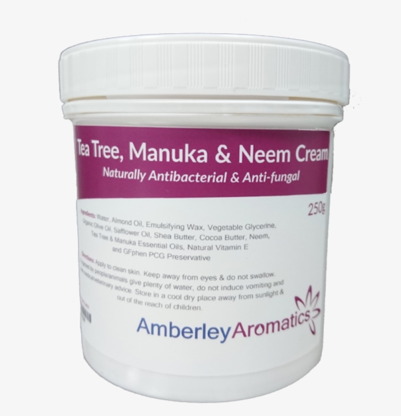 Tea Tree, Manuka & Neem Cream 50ml - Plastic, transparent png #8923036