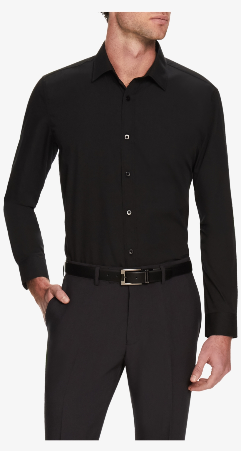 Black Edgar Dress Shirt - Formal Shirts At Edgars, transparent png #8923605