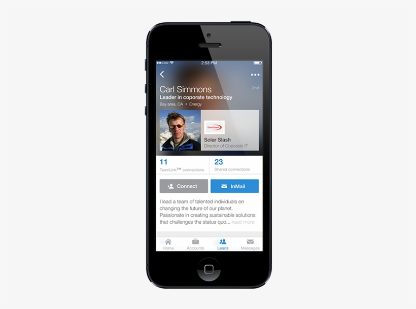 Sales Navigator Mobile - Iphone, transparent png #8923635