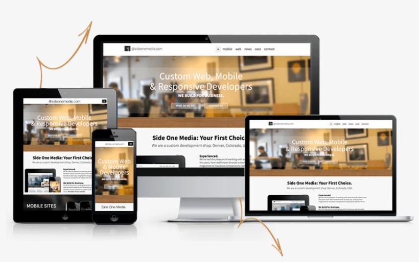 Responsive Design For All Screens - Web Design, transparent png #8923709