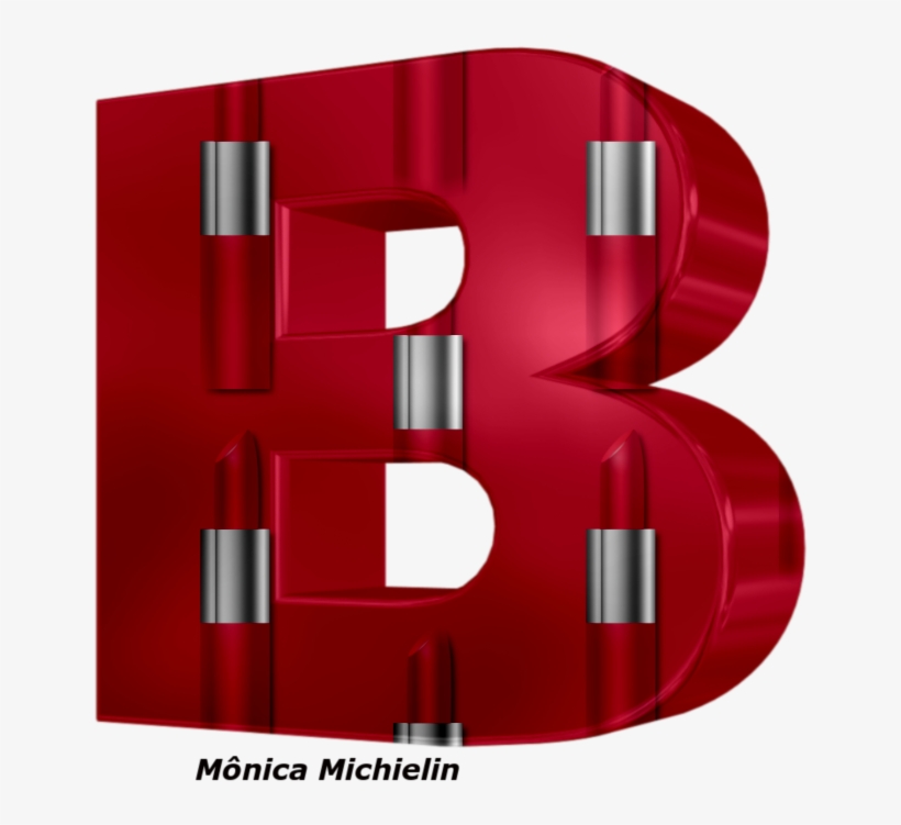 Alfabeto Batom Vermelho Png - Graphic Design, transparent png #8924854