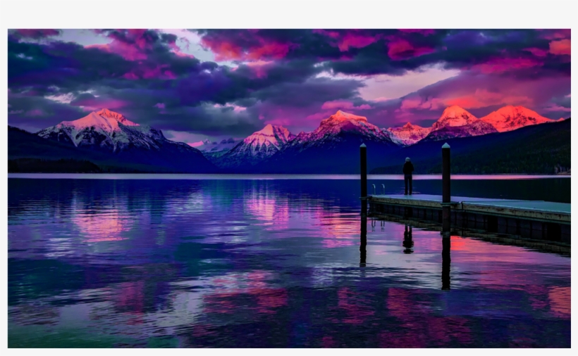 Www Scenery Sunset Picturesque Png Www Scenery Png - Landscape Rule Of Thirds, transparent png #8924984