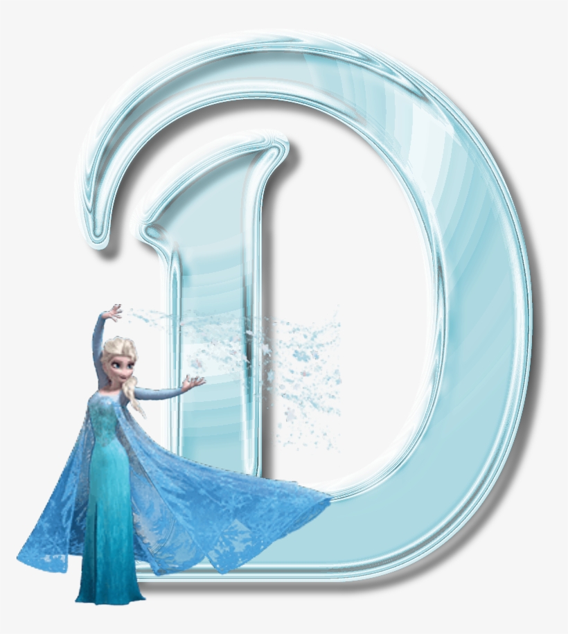 Alphabets By Mônica Michielin - Alphabet Frozen, transparent png #8925011