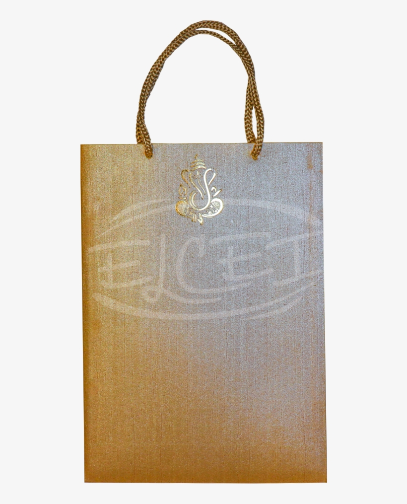 Home Hindu Wedding Cards Distinct Ganesha Design With - Tote Bag, transparent png #8925343