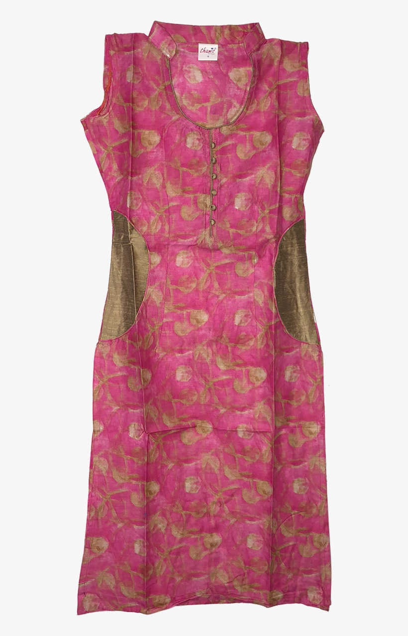 Thams Kurti With Side Patches - Pattern, transparent png #8926264