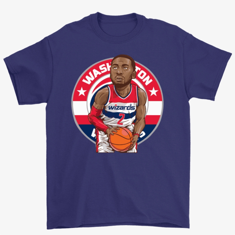 Gildan Mens T-shirt / Purple / S John Wall Cartoon - Shirt, transparent png #8926567