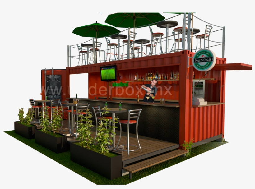 50 Unexpectedly Cool Shipping Container Garage Conversion - Bares Hechos Con Contenedores, transparent png #8926632