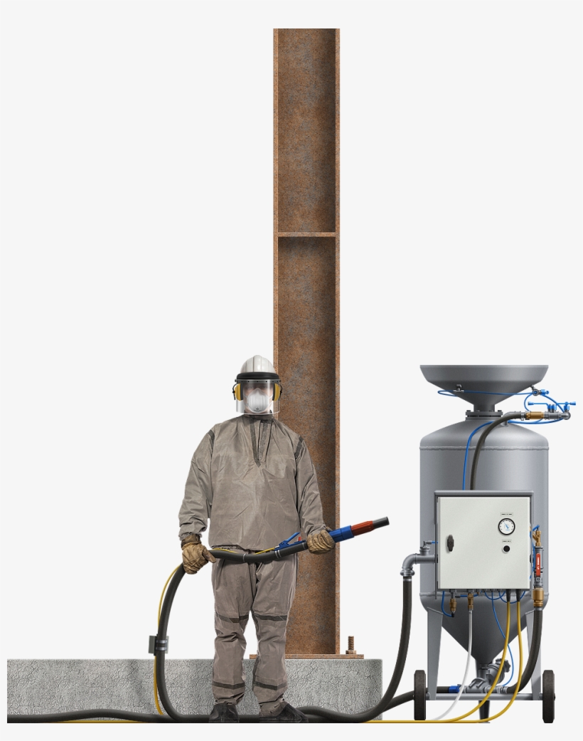 Pneumatic Hydro-abrasive Energy Blast Machines - Machine, transparent png #8926634