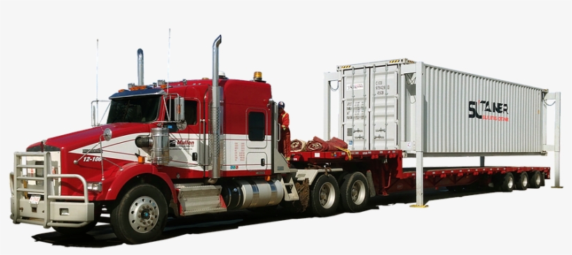 Self Lifting Container, - Cargo Container Lift Truck, transparent png #8927191
