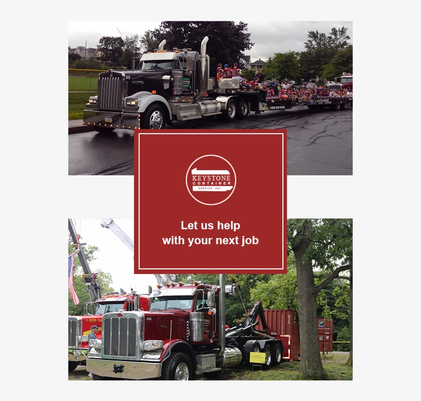Keystone Container Community Outreach Community Business - Trailer Truck, transparent png #8927343