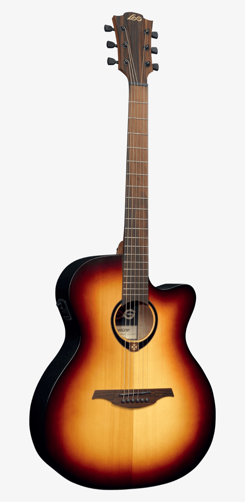 Lâg Tramontane 70 T70ace-brb - Guitar, transparent png #8927418