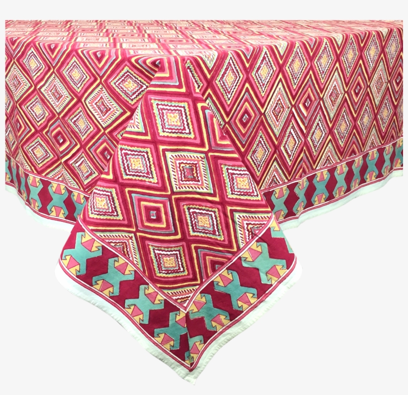 Tablecloth Square Zig Zag - Tablecloth, transparent png #8927690
