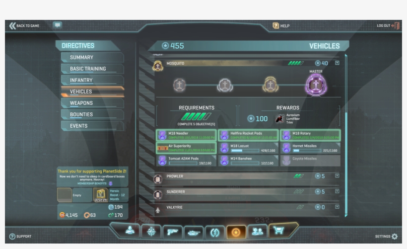 60 Hours Later, And Finally Auraxed The Rotary - Planetside 2 Worn Panel Camo, transparent png #8927776