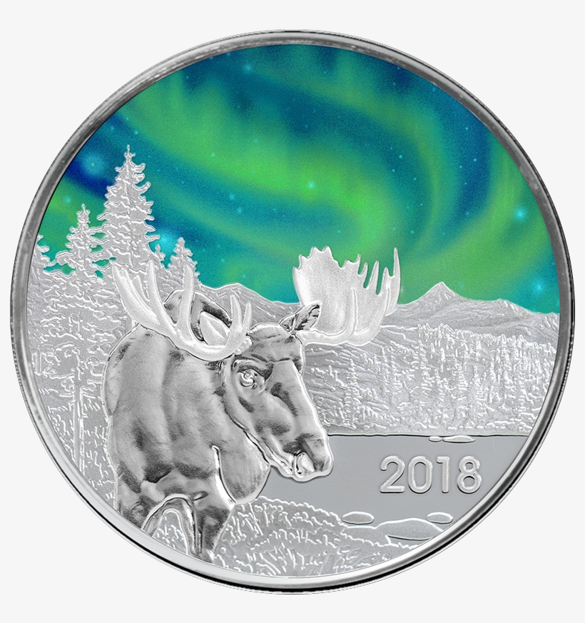 Td Northern Lights Silver Round - Emblem, transparent png #8928091
