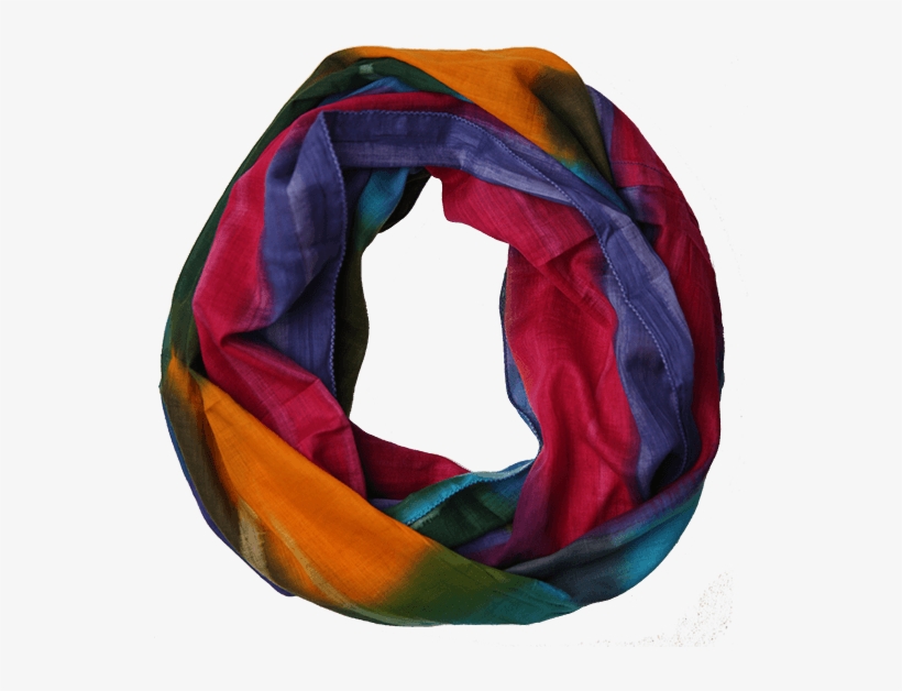 Northern Lights Infinity Scarf Head First Development - Scarf, transparent png #8928167