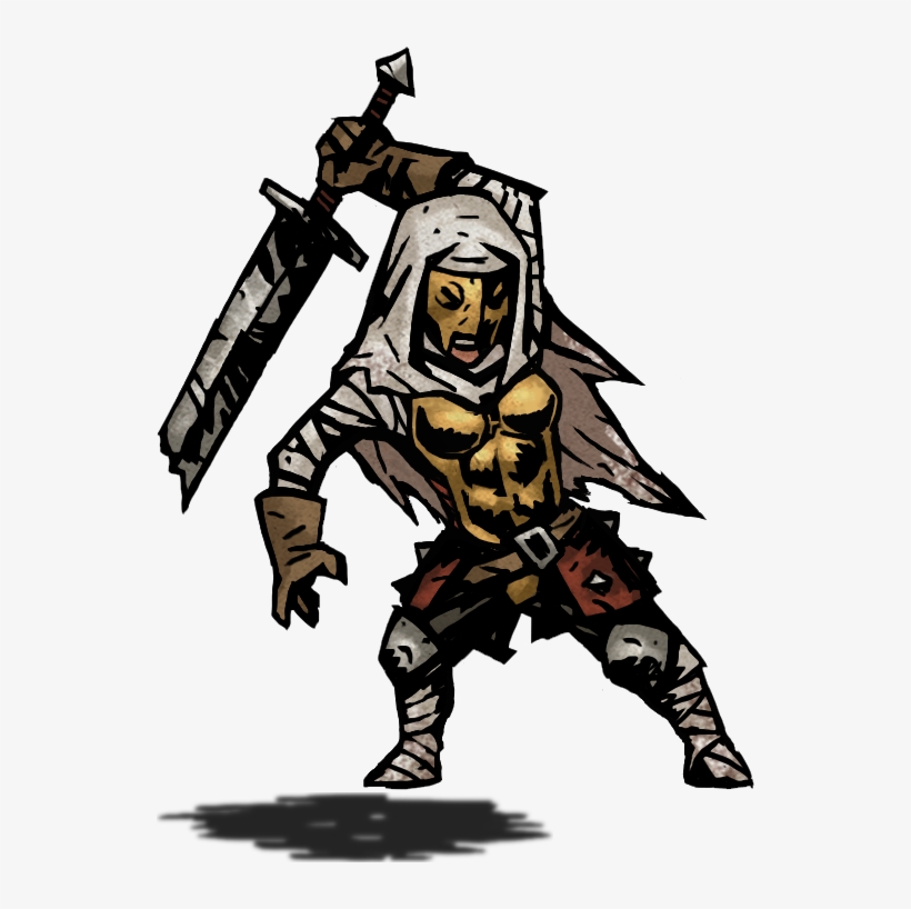 Leper Sprite Attack Intimidate - Darkest Dungeon Leper Attack, transparent png #8929087