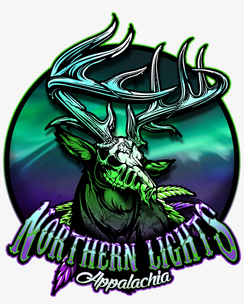 Northern Lights Appalachia - Illustration, transparent png #8929155