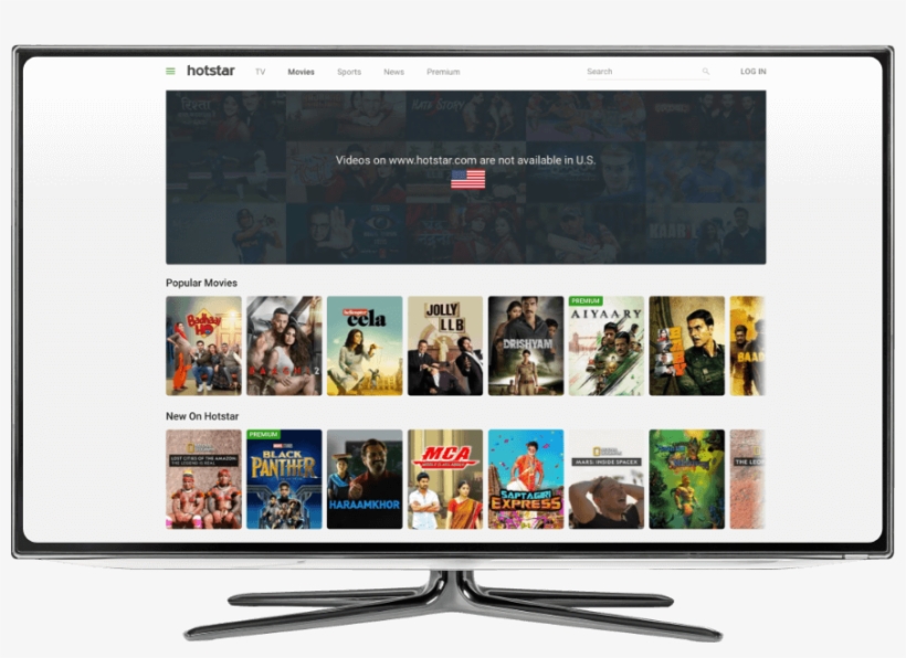 With A Vpn For Hotstar, You Can Unblock Premier Content - Television Set, transparent png #8929343