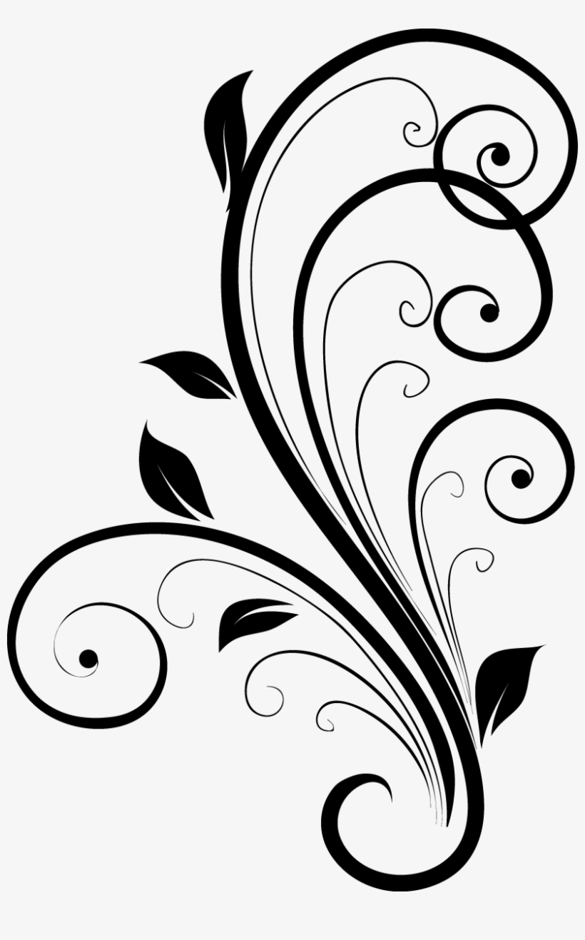 Floral Pattern - Sai Baba Face Line Art, transparent png #8930962