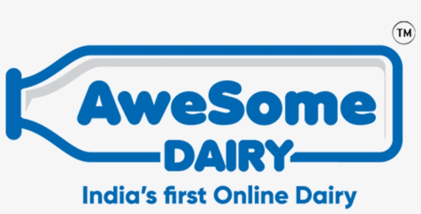 Awesome Dairy Your Favourite Products Are Just - Electric Blue, transparent png #8930963
