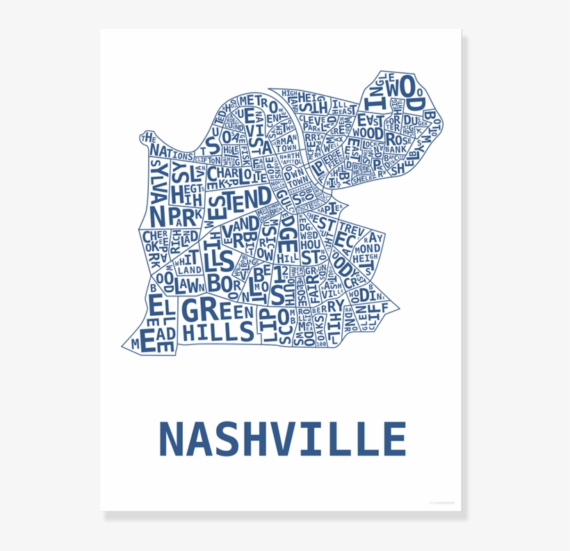 Nashville Hood Print - Poster, transparent png #8931283