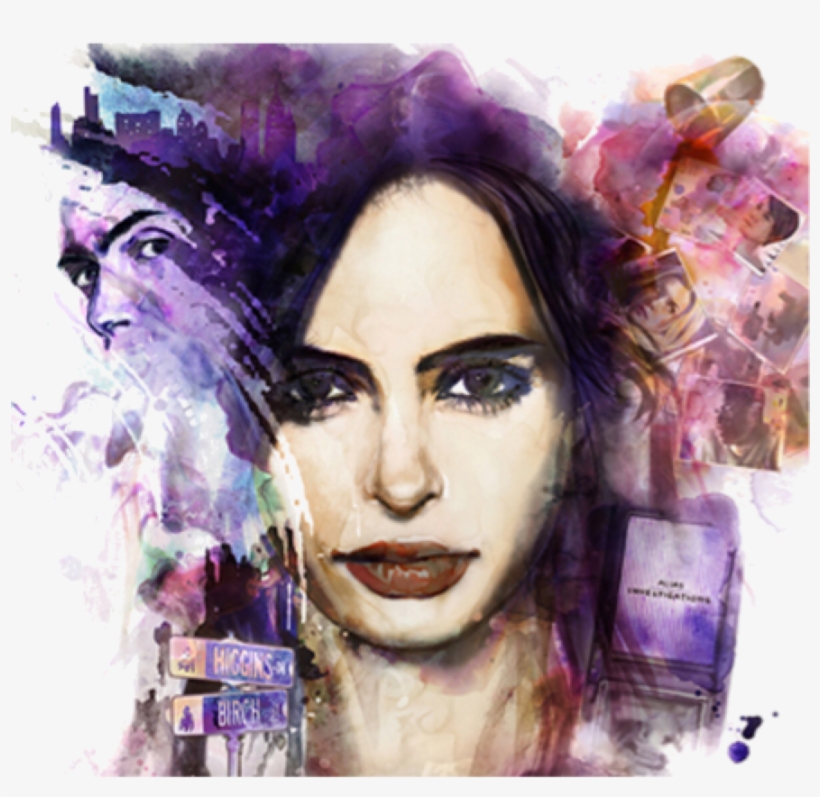 Model Image Graphic Image - Jessica Jones Poster, transparent png #8931527
