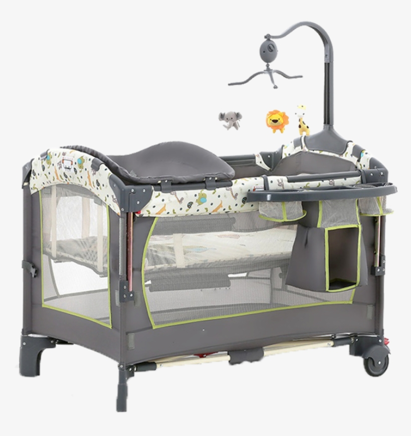 Hugo Baby La Bestia 4 In 1 Bedside Baby Cot Playpen - Foldable Baby Cot, transparent png #8931611