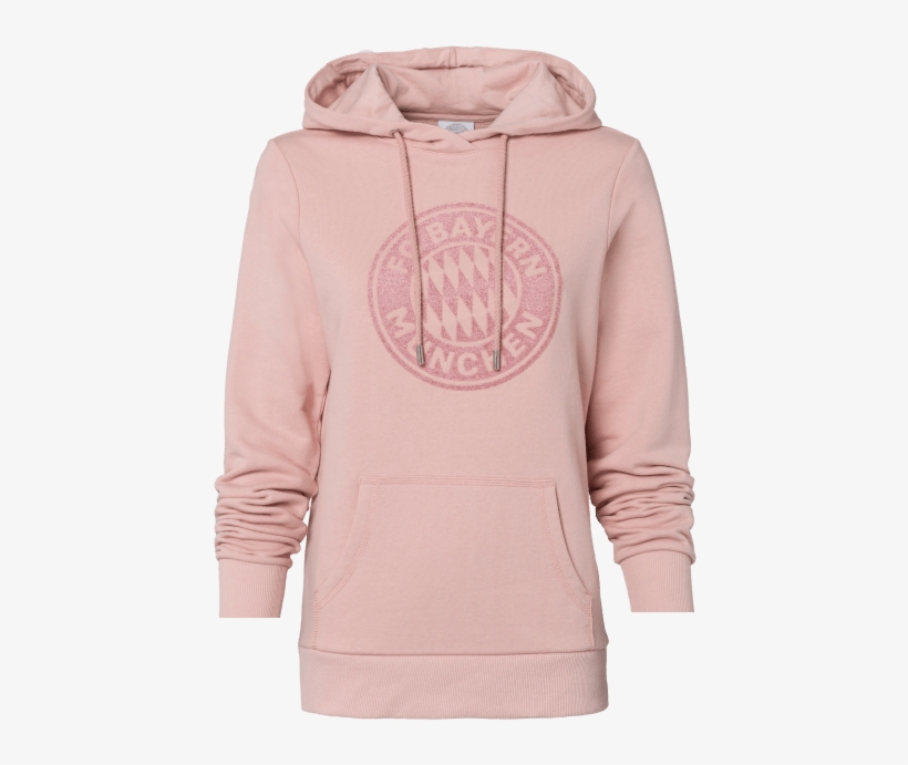 Womens Hoodie Glitter Logo Rosé - Hoodie, transparent png #8932048