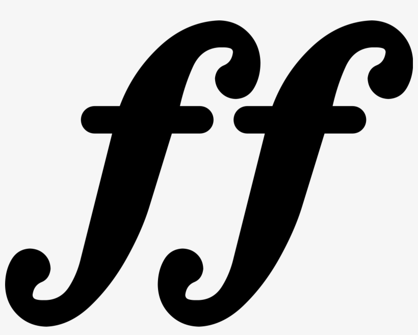 Is The Musical Symbol - Fortissimo Music, transparent png #8932053