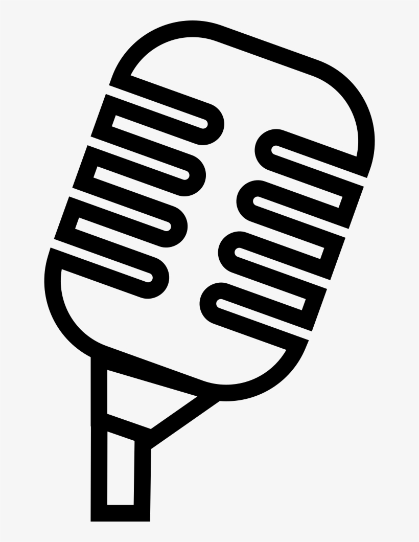 648 X 980 1 - Microphone Outline Png, transparent png #8932457