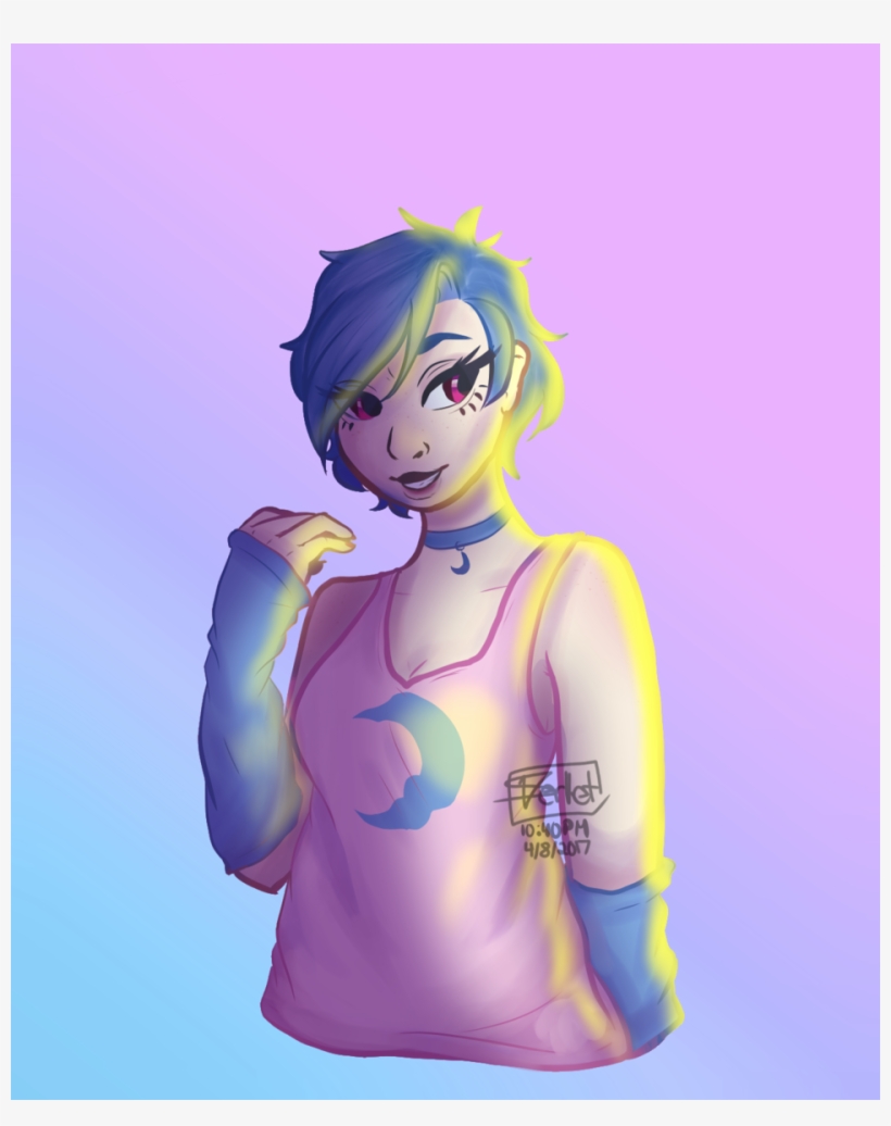 Pastel Goth Reborn - Cartoon, transparent png #8932498