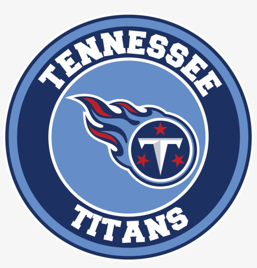 Tennessee Titans Circle Logo Vinyl Decal / Sticker - Titans V Cowboys Nfl, transparent png #8932544