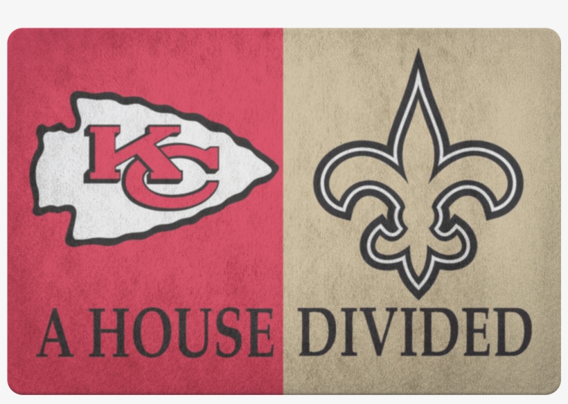 Kansas Cuty Chiefs New Orleans Saints Football Doormat - Kansas City Vs Rams, transparent png #8932722