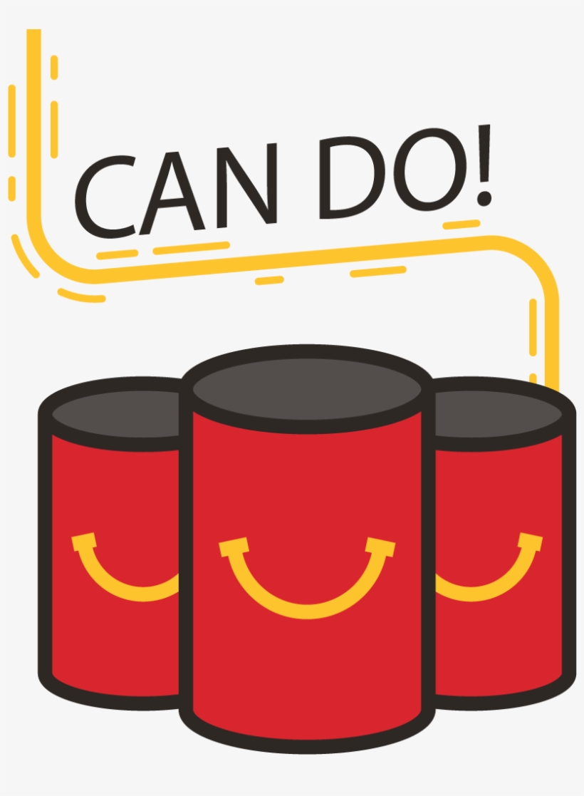 Ronald Mcdonald House Clipart - Ronald Mcdonald Can Food Drive, transparent png #8933080
