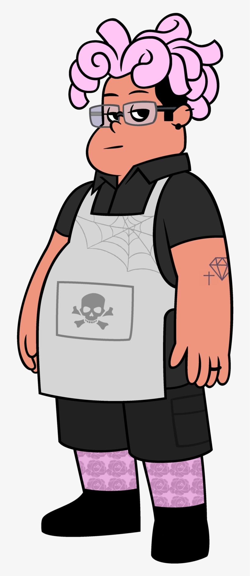 Pastel Goth Ronaldo Fryman Edit For Anon - Steven Universe Ronaldo, transparent png #8933126