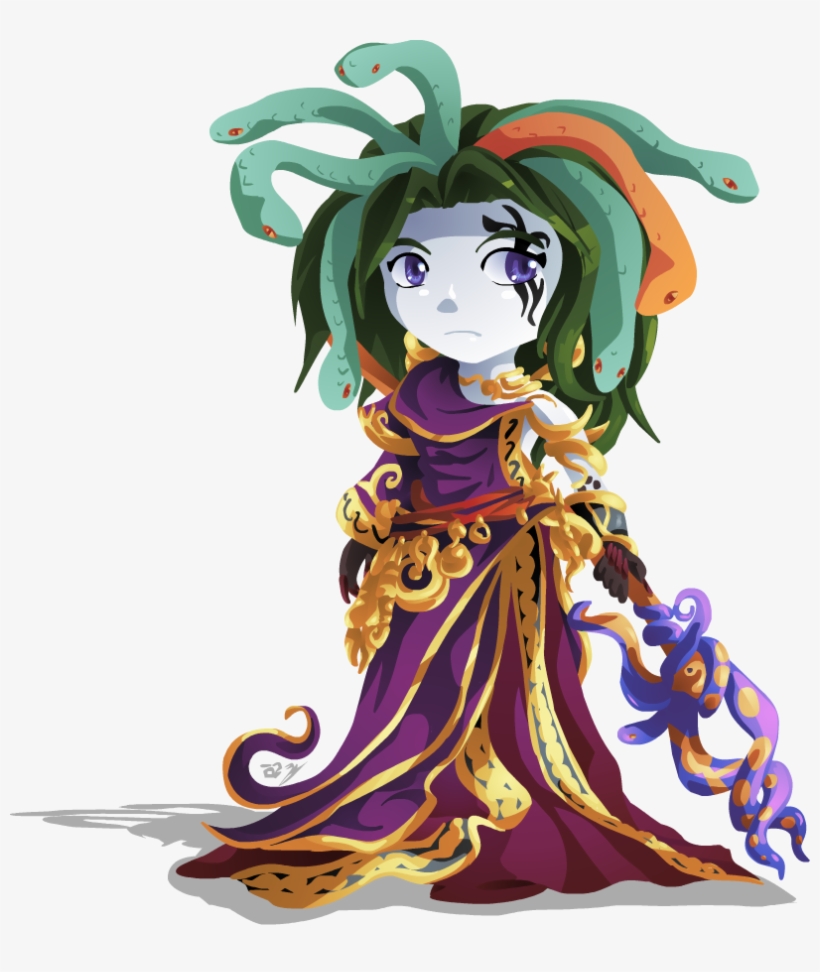 Medusa Clipart Animated - Medusa Kid Icarus Uprising, transparent png #8933336