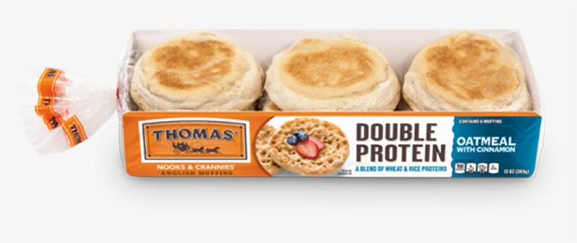 Double Protein English Muffins - St Thomas English Muffins, transparent png #8933976