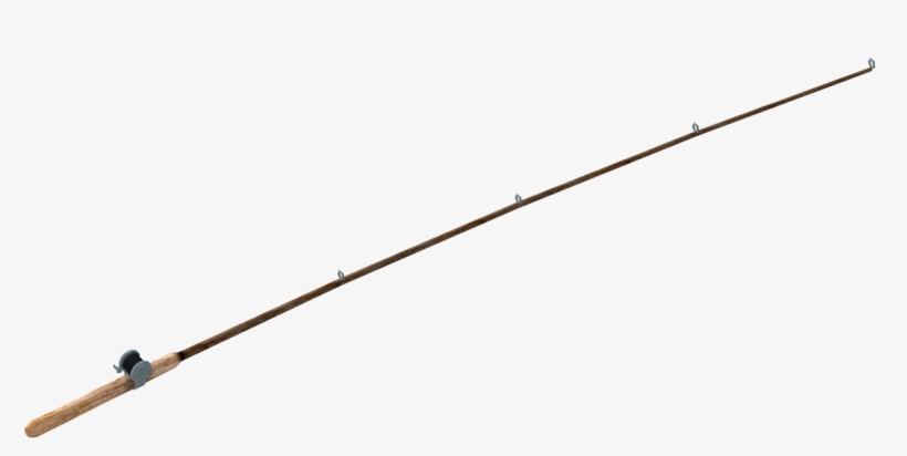 Fishing Pole - Arrow From A Bow, transparent png #8934329