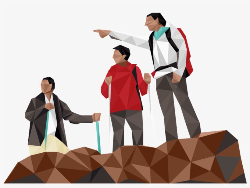 Hiking Guide Is A Good Idea - Illustration, transparent png #8934510