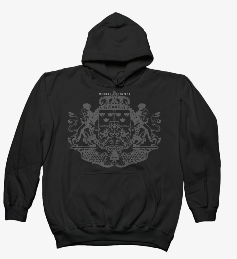 Modern Life Is War "crest" Hooded - Metallica Hoodie, transparent png #8934520
