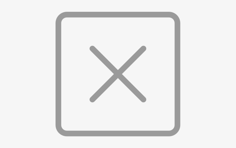 X Mark V3 - Sign, transparent png #8934556